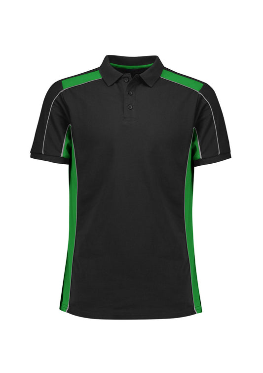 BizCollection P413US Unisex Grid Short Sleeve Polo