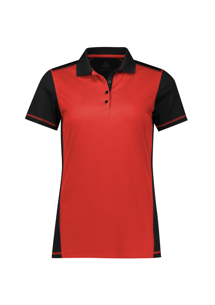 BizCollection P419LS Womens Dart Short Sleeve Polo