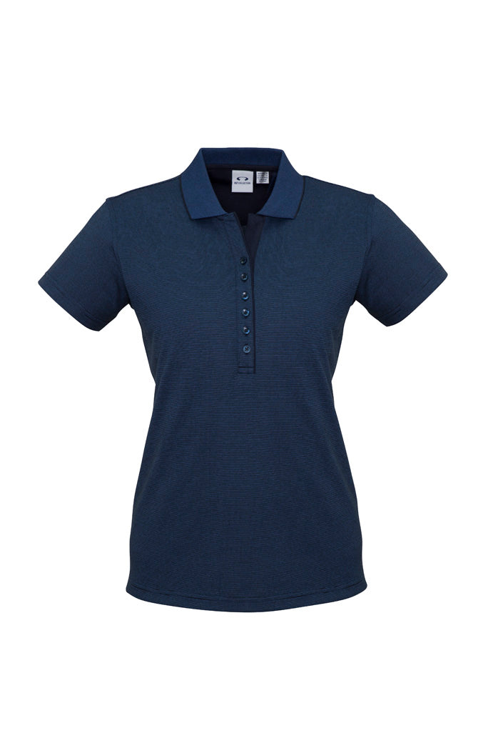 BizCollection P501LS Womens Shadow Short Sleeve Polo