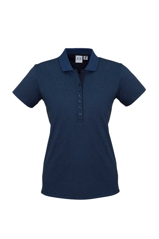 BizCollection P501LS Womens Shadow Short Sleeve Polo