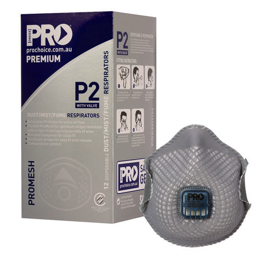 Pro Choice Safety Gear Dust Masks Promesh P2+Valve