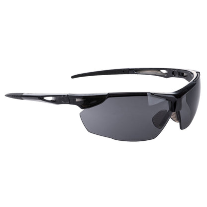 Portwest Defender Safety Glasses in Smoke