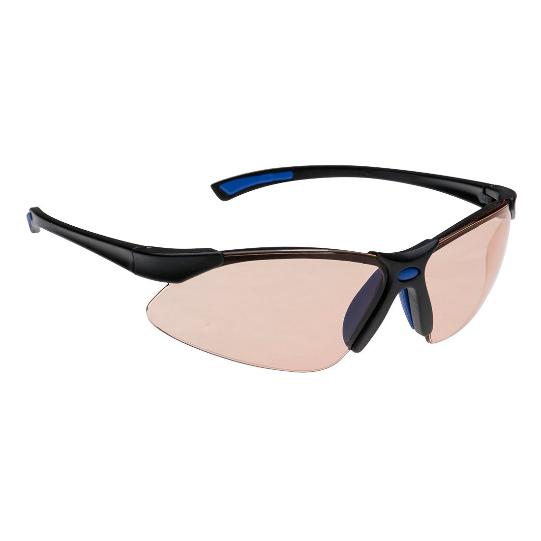 Portwest Blue Light Blocker Safety Glasses in Brown