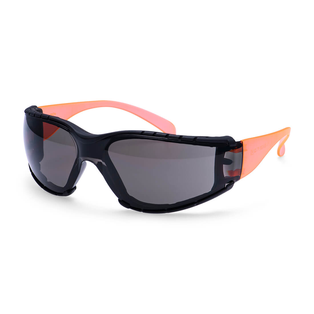 Portwest Wrap Around Plus Safety Glasses in Smoke