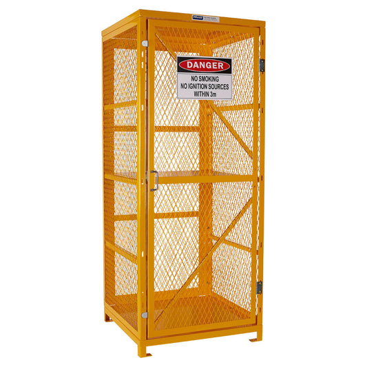 Pratt Safety Forklift Storage Cage. 2 Storage Levels Up To 8 Forklift Cylinders. (Comes Flat Packed - Assembly Required)