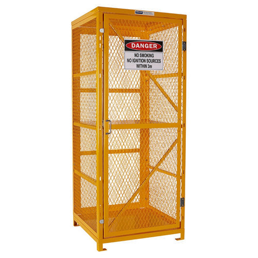 Pratt Safety Forklift Storage Cage. 2 Storage Levels Up To 8 Forklift Cylinders