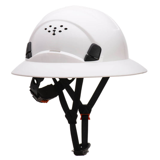 Portwest Full Brim Extra Hard Hat in White