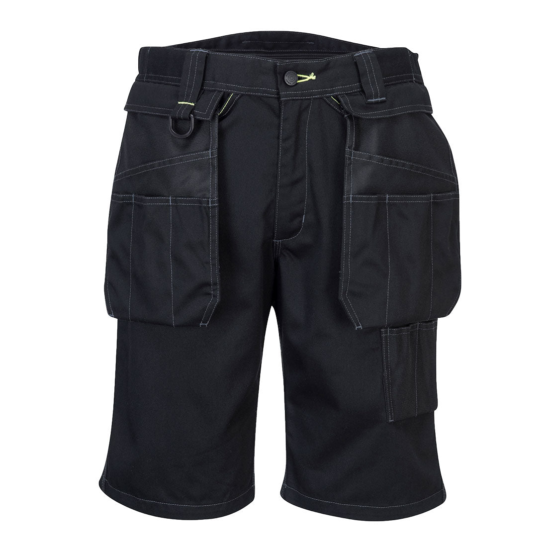 Portwest PW3 Removable Holster Work Shorts in Black