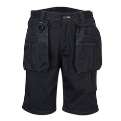 Portwest PW3 Removable Holster Work Shorts in Black