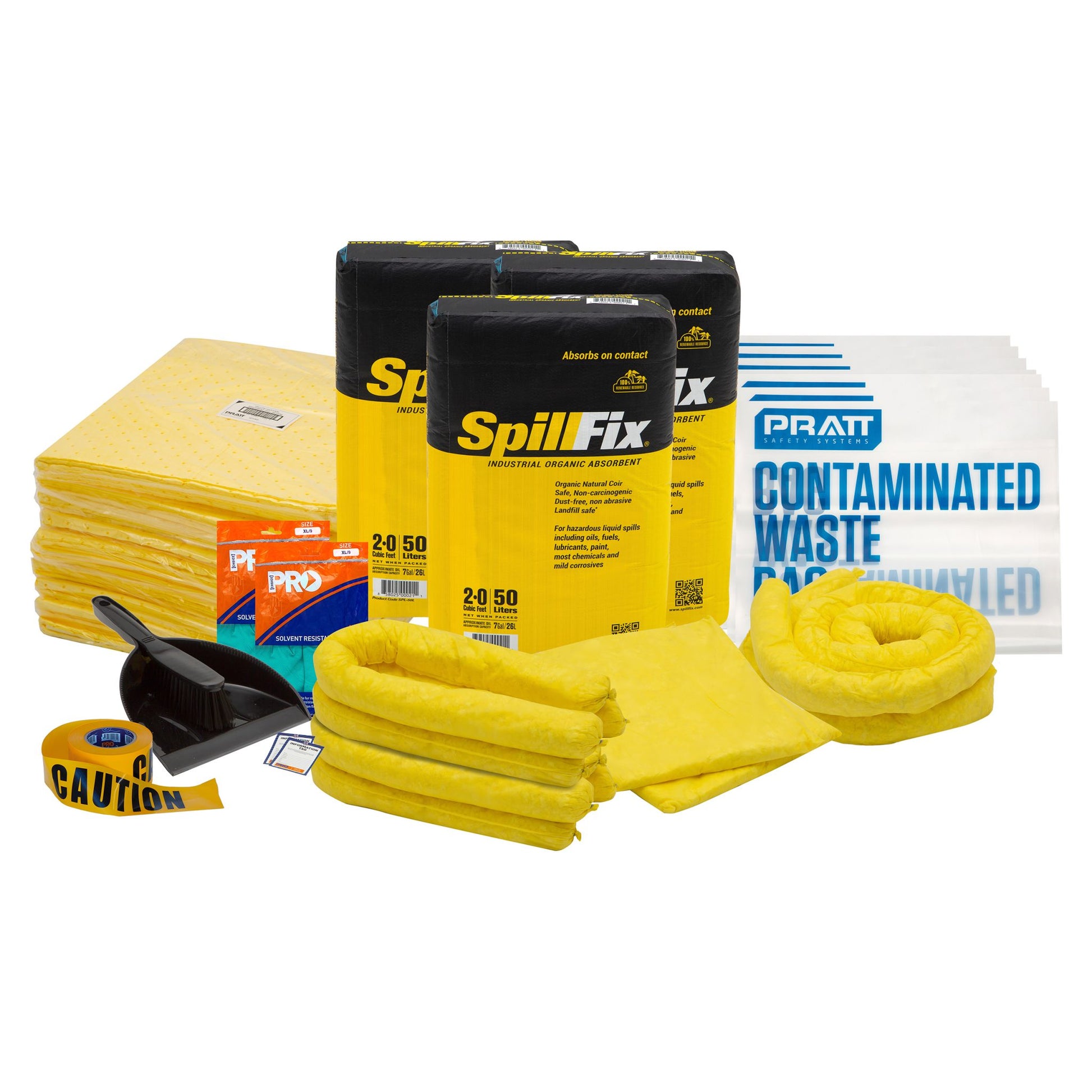 SKH Pratt Premium Hazchem Spill Kit Bin