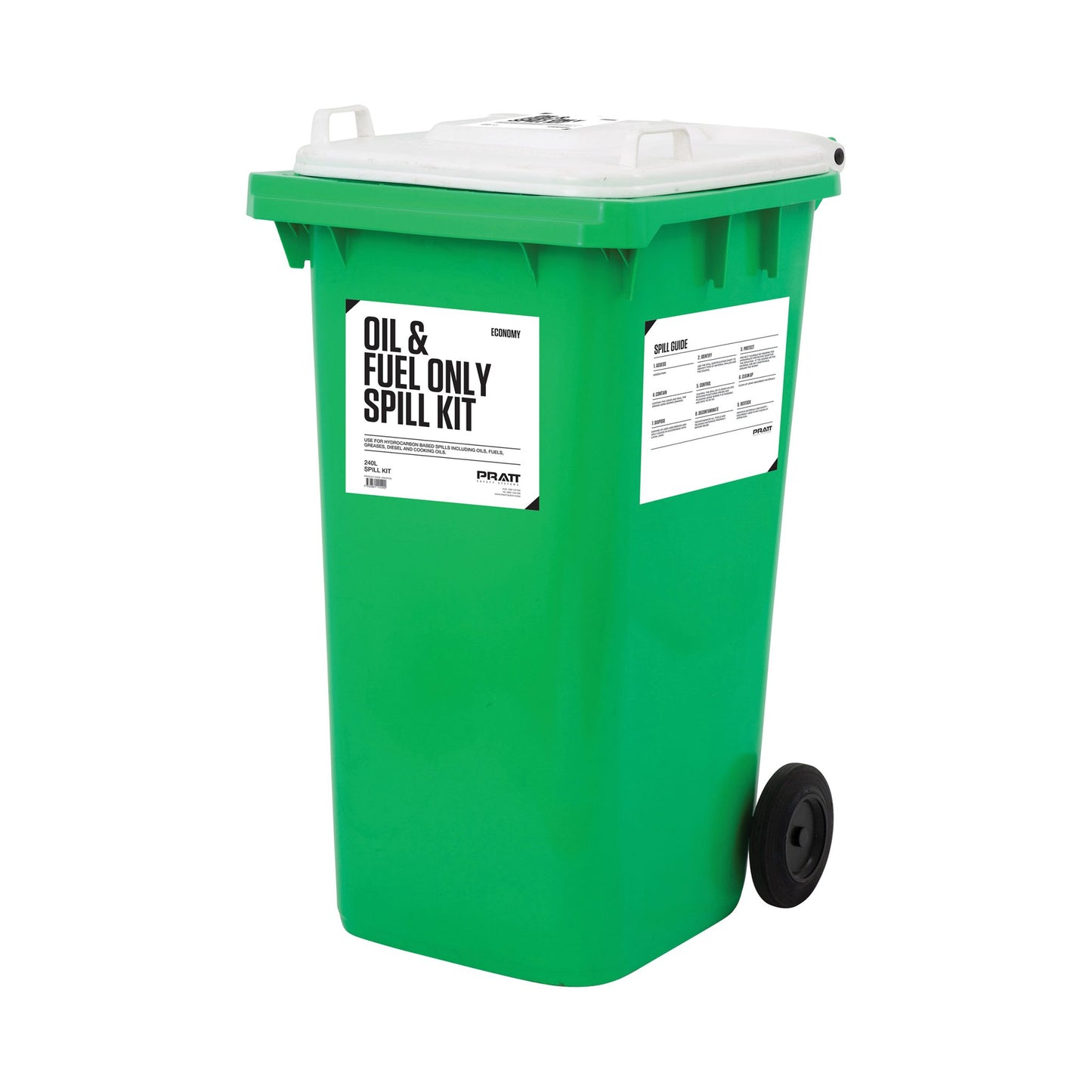 ESKOF Pratt Economy Oil & Fuel Only Spill Kit Bin
