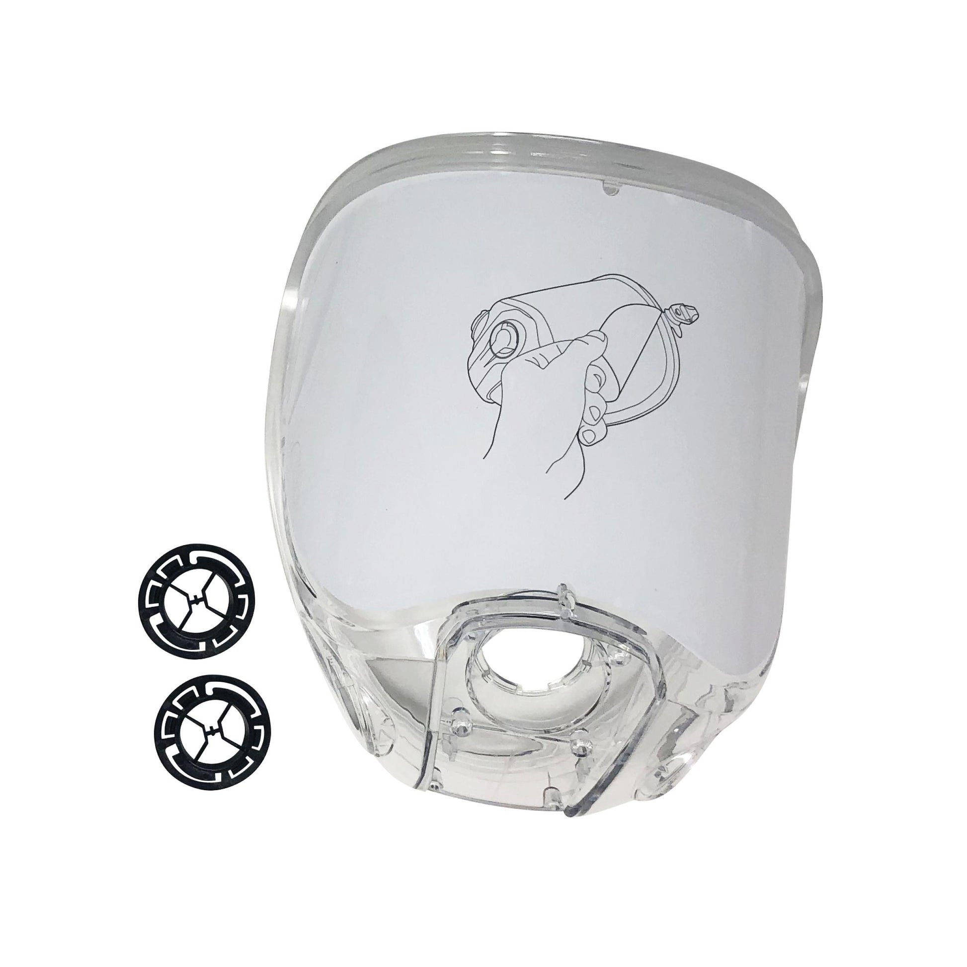 Force360 Corpro Full Face Visor Plus Pack