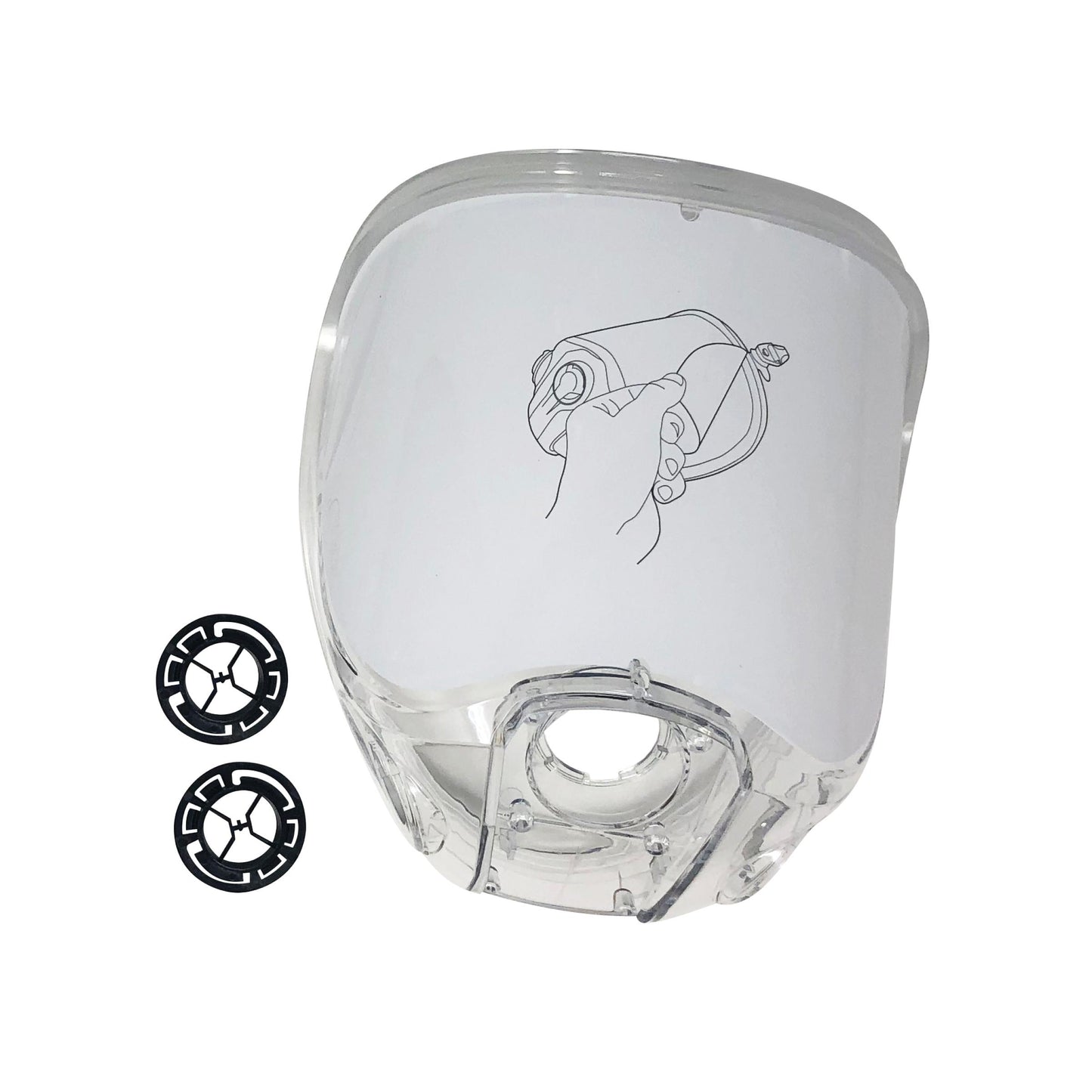 Force360 Corpro Full Face Visor Standard Pack
