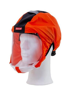 CleanAIR R720102 Protective Short Respiratory Hood CA-1 - Orange
