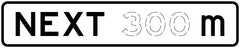 Size Restriction Over (__)m Long Sign - Safety Sign