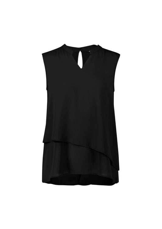 BizCorporate RB260LN Womens Seville Sleeveless Layered Blouse