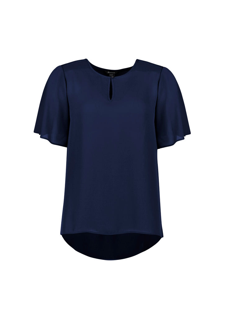 BizCorporate RB261LS Womens Vienna Short Sleeve Blouse