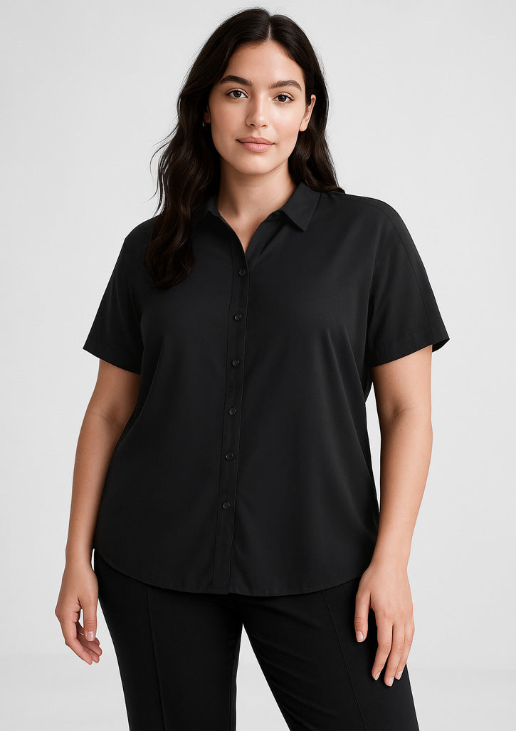 BizCorporate RB365L Womens Dahlia Short Sleeve Blouse