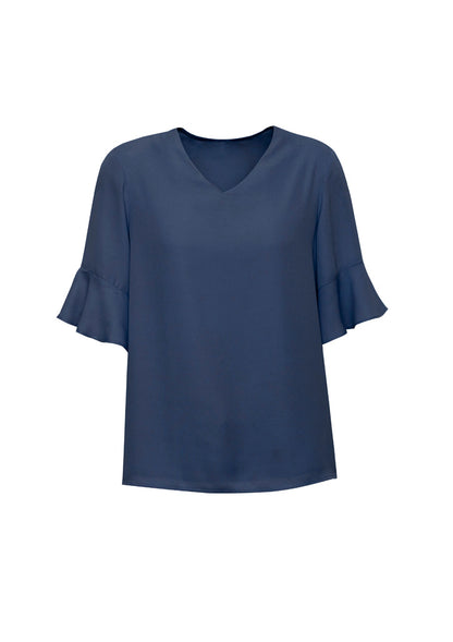 BizCorporate RB966LS Womens Aria Fluted Sleeve Blouse product front