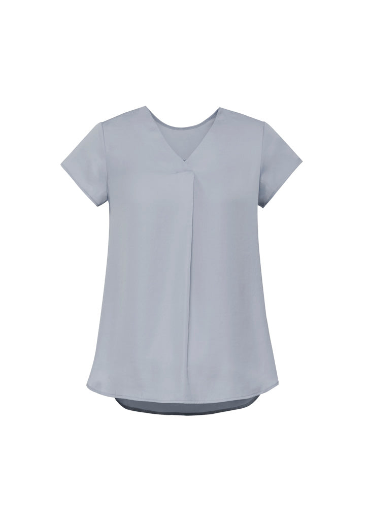BizCorporate RB967LS Womens Kayla V-Neck Pleat Blouse product front