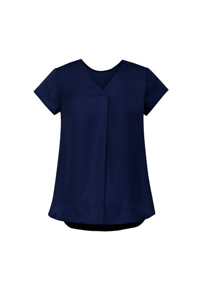 BizCorporate RB967LS Womens Kayla V-Neck Pleat Blouse product front