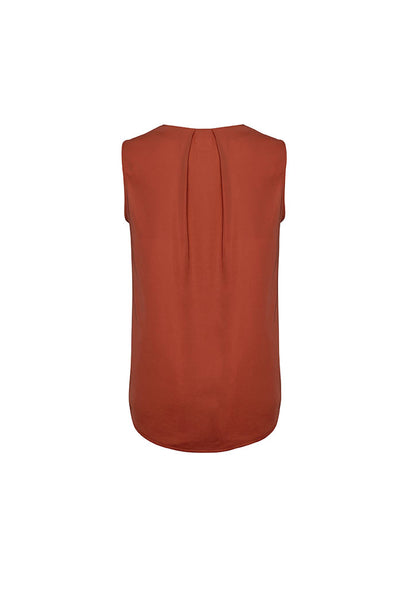 BizCorporate RB973LN Womens Estelle Sleeveless Pleat Detail Blouse product front