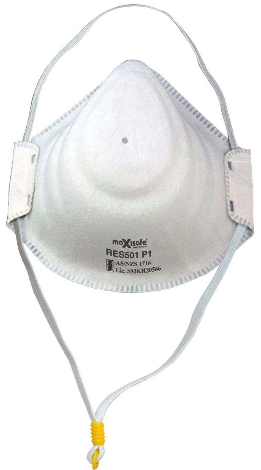 Maxisafe RES501C-3 P1 Moulded Respirator, card of 3