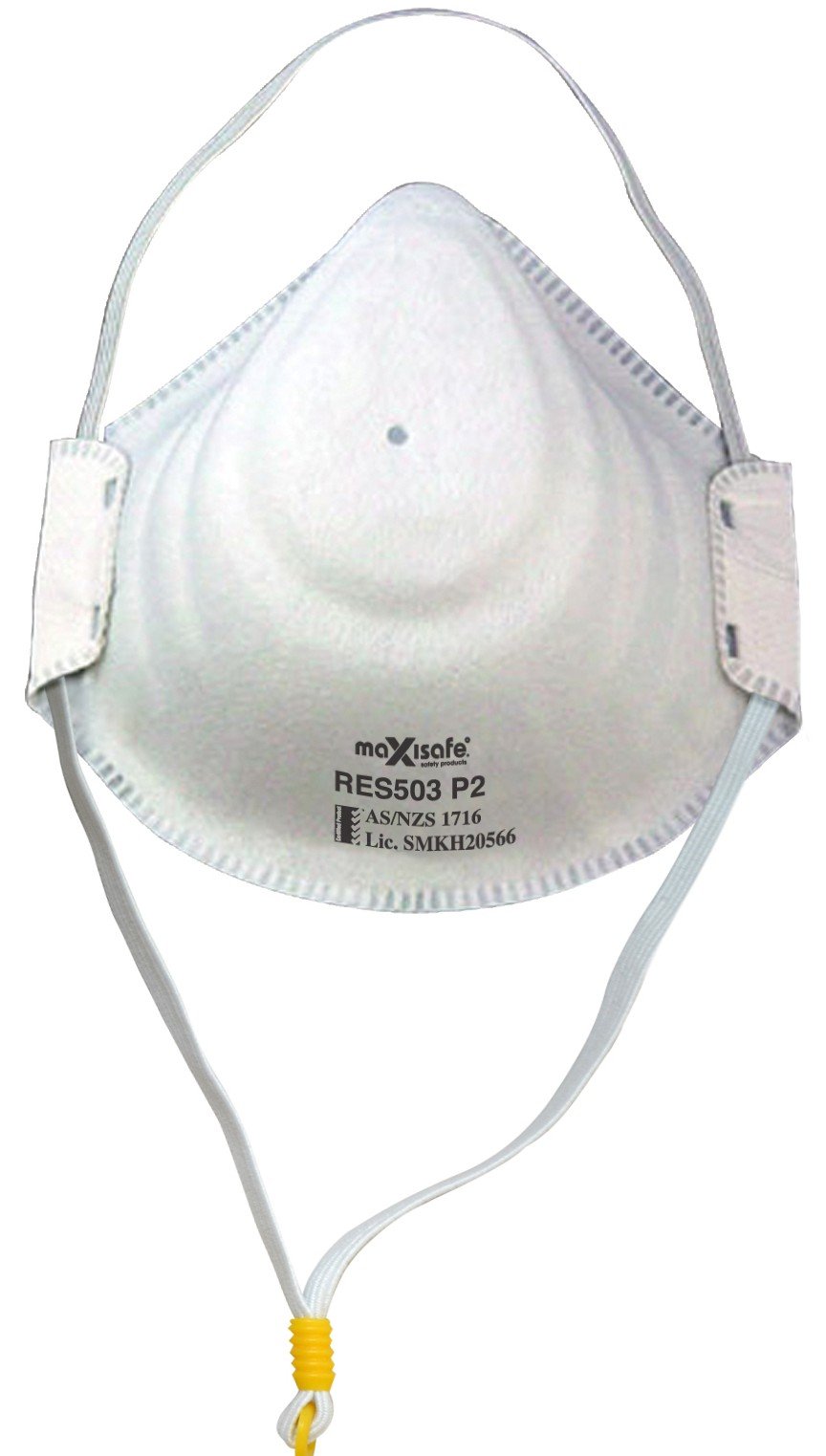 Maxisafe RES503C-3 P2 Moulded Respirator card of 3