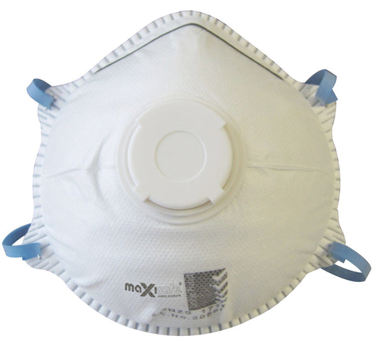 Maxisafe RES514 P2 Conical Respirator with Valve, Box 10