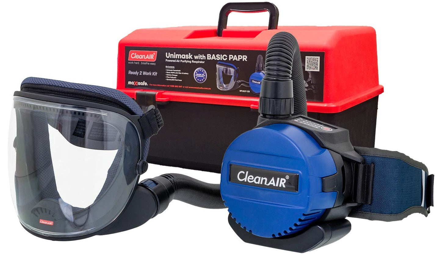 CleanAIR RFU837-CB UniMask & Basic PAPR Kit