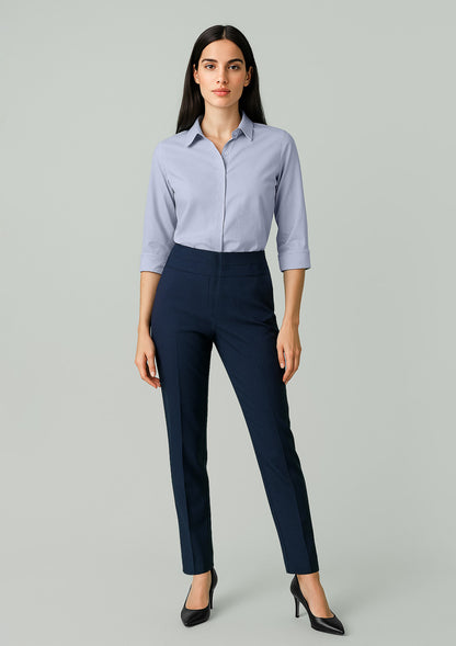 BizCorporate RGP405L Womens Renew Mid-Waist Slim Leg Pant