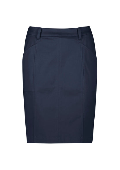 BizCorporate RGS264L Womens Mid Waist Stretch Chino Skirt product front