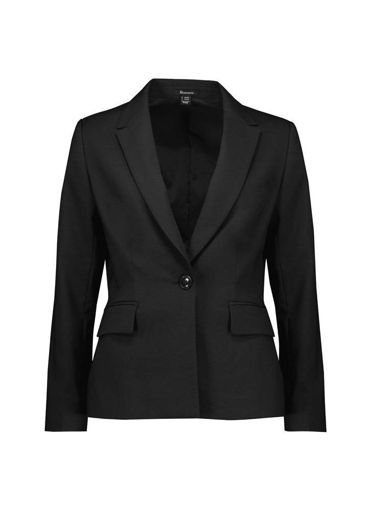 BizCorporate RJ401L Womens Renew Single Button Mid Length Jacket product front