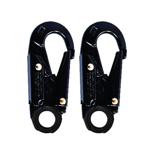LINQ Height Safety Single Leg Kernmantle 2M Shock Absorb Rope Lanyard With Hardware SN X2