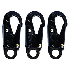 LINQ Height Safety Double Leg Kernmantle 2M Shock Absorb Rope Lanyard With Hardware SN X3