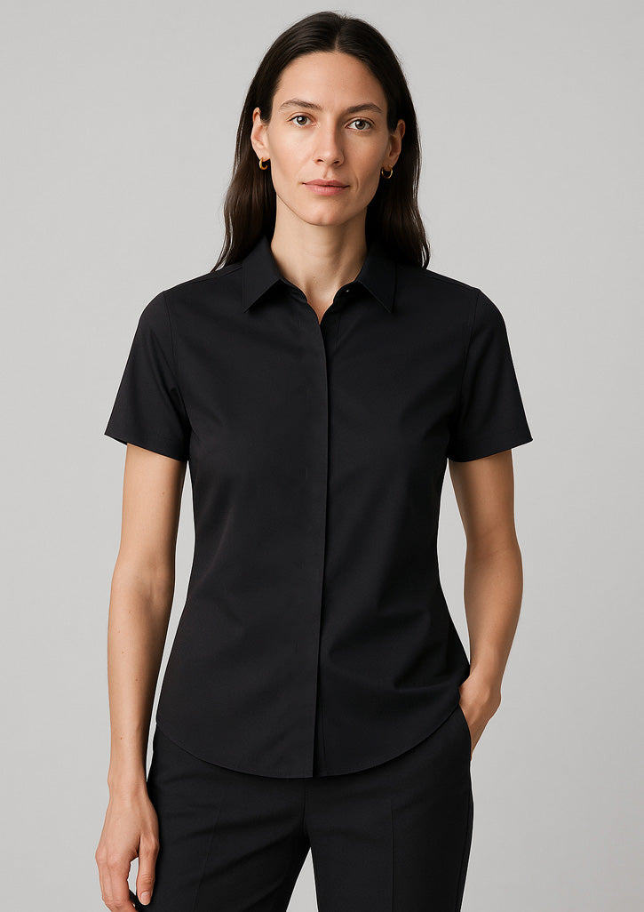 BizCorporate RS968LS Womens Charlie Short Sleeve Shirt