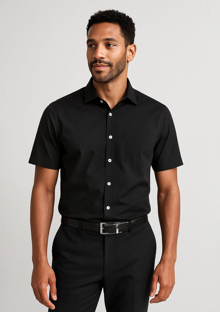 BizCorporate RS968MS Mens Charlie Classic Fit Short Sleeve Shirt