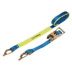 LINQ Height Safety Ratchet Tie Down 25mmx5M 0.75T Captive J-Hook