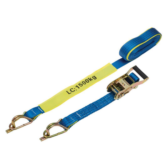 LINQ Height Safety Ratchet Tie Down 35mmx6M 1.5T Captive J-Hook