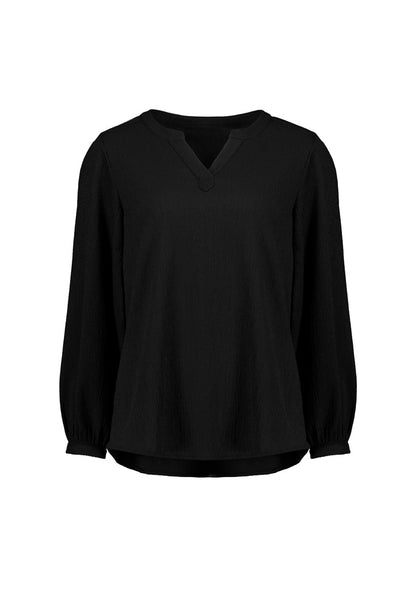 BizCorporate RU568LL Womens Ruche Long Sleeve Blouse product front