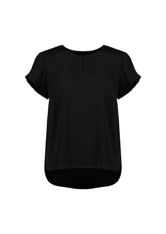 BizCorporate RU569LS Womens Evelyn Short Sleeve Blouse product front