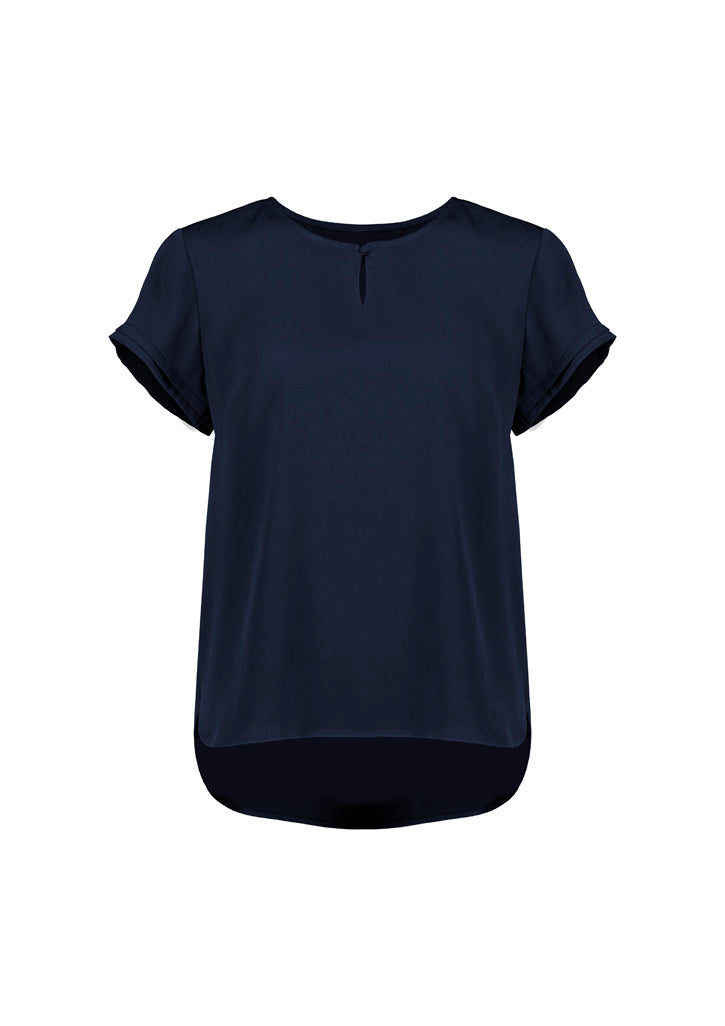 BizCorporate RU569LS Womens Evelyn Short Sleeve Blouse product front