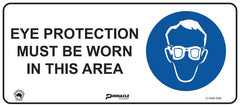 Eye Protection Must Be Worn In This Area Sign - Safety Sign