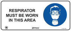 Respirator Must Be Worn In This Area Sign - Safety Sign