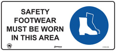 Safety Footwear Must Be Worn In This Area Sign - Safety Sign