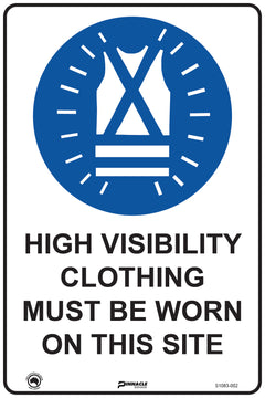 High Visibility Clothing Must Be Worn On This Site Sign - Safety Sign