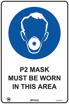 P2 Mask Must Be Worn In This Area Sign - Safety Sign