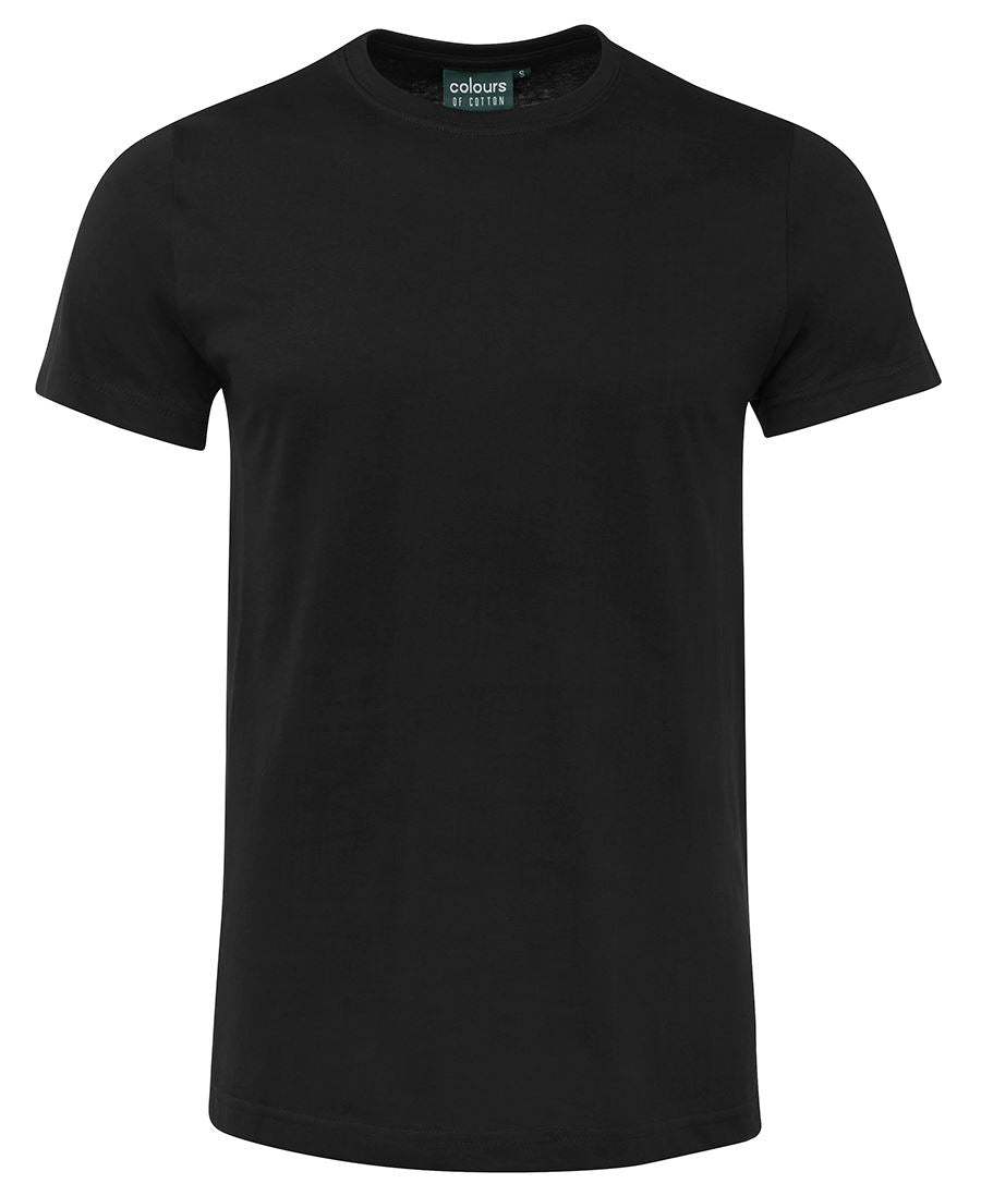 C of C Fitted Tee Black -2Xs