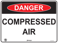 Danger Compressed Air Sign - Safety Sign