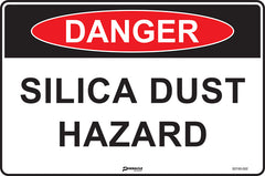 Danger Silica Dust Hazard Sign - Safety Sign
